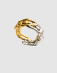 anillo ajustable, anillo con chapa de oro, anillo para hombre, anillo para mujer, anillo, amistad, mujeres, diseño mexicano, hecho a mano, hecho en México