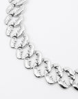 Collar de eslabones con perfiles, caras, hecho a mano, marca mexicana, aleación de latón, collar grande, summer sale, hot sale, regalo de cumpleaños para mujer, regalo de aniversario para mujer, descuentos, 25% de descuento, meses sin intereses.