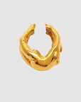 ear cuff con forma humana, ear cuff de plata .925, ear cuff de aleación con chapa de oro 24k, ear cuff para mujer, ear cuff para hombre, regalo para mujer, regalo para hombre, diseño mexicano, marca mexicana, hecho a mano, hecho en México