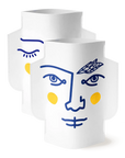 Double-sided paper vase "Janus"