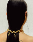 Danzantes link-chain necklace