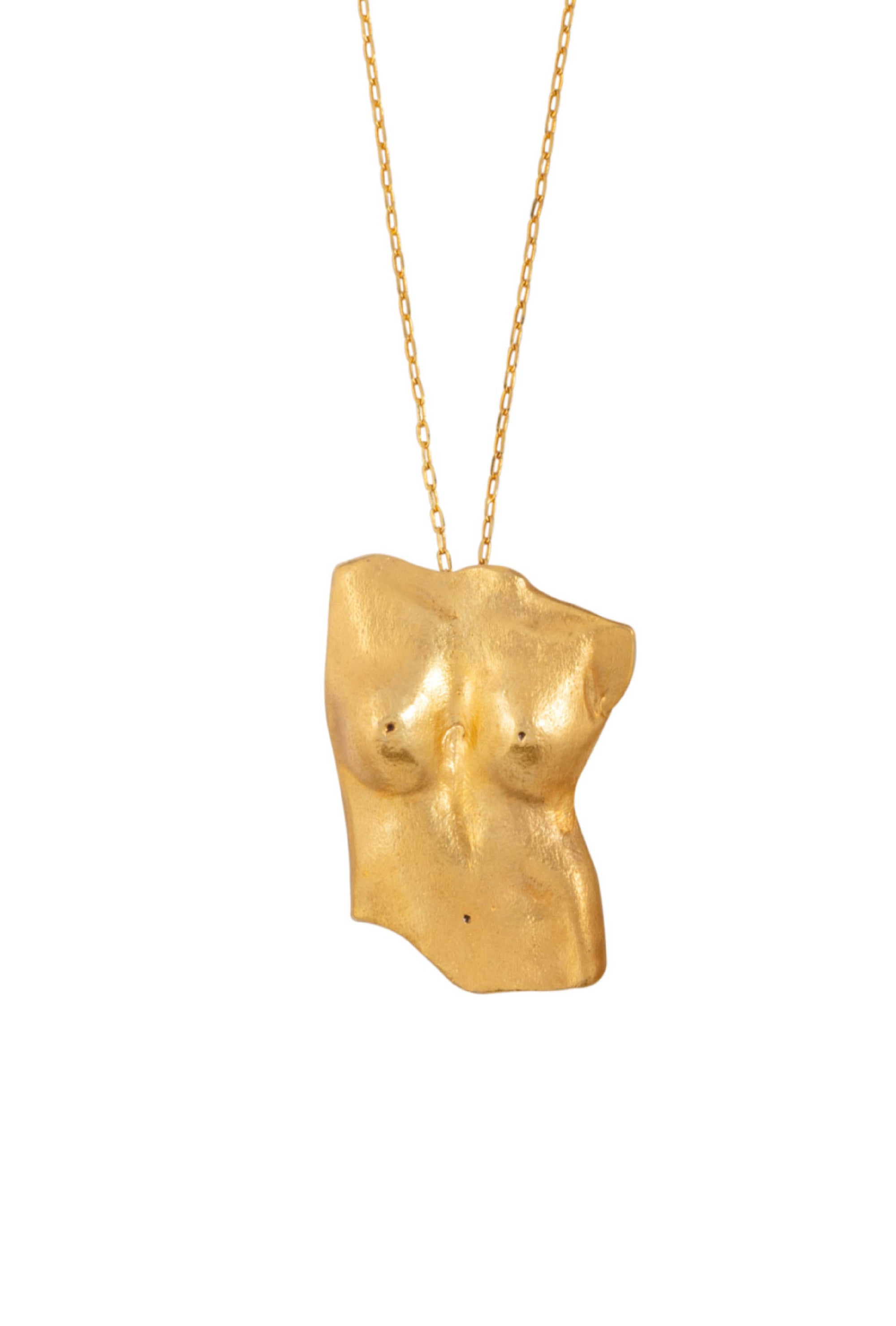 Collar, mujer, hombre, aleación, chapa de oro 24k, plata, venus, figura humana, regalo aniversario, regalo, hecho a mano, méxico