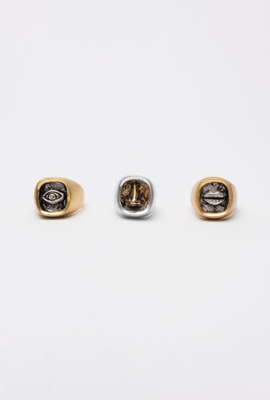 anillo tipo graduación, hecho a mano, figura humana, marca mexicana, aleación de latón, plateado, arte, anillo chunky, regalo de cumpleaños para mujer, regalo de aniversario para mujer, regalo para hombre, anillo para hombre, anillo para mujer, diseño mexicano, hecho en México