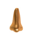 arete con forma de nariz, hecho a mano, figura humana, marca mexicana, aleación de latón, dorado, arte, Claude Lalanne, arete grande, broche, prendedor, summer sale, hot sale, regalo de cumpleaños para mujer, regalo de aniversario para mujer, descuentos, 15% de descuento, meses sin intereses.