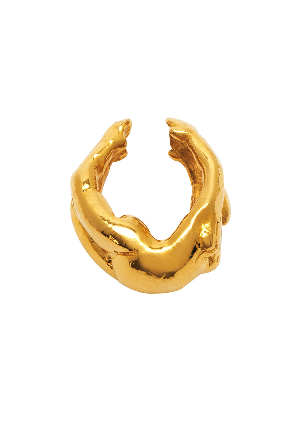 ear cuff con forma humana, ear cuff de plata .925, ear cuff de aleación con chapa de oro 24k, ear cuff para mujer, ear cuff para hombre, regalo para mujer, regalo para hombre, diseño mexicano, marca mexicana, hecho a mano, hecho en México