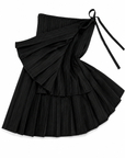 Falda Pinstripe Asimétrica