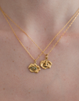 Chain With Surreal Pendant I Eye, Nose or Mouth